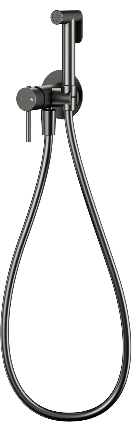 Смеситель для биде KFA Armatura Moza PVD Brushed Gun Metal 5039-512-61