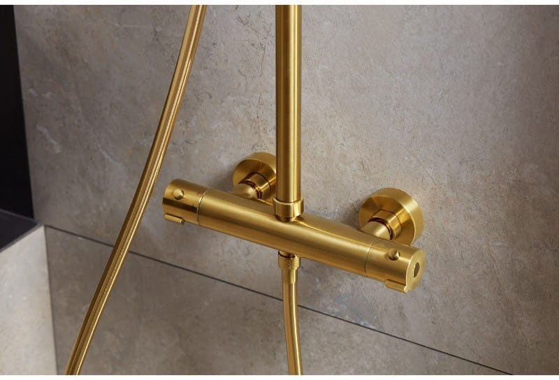 Душевая система KFA Armatura Moza Gold 5736-920-31 цена 34635 грн - фотография 2