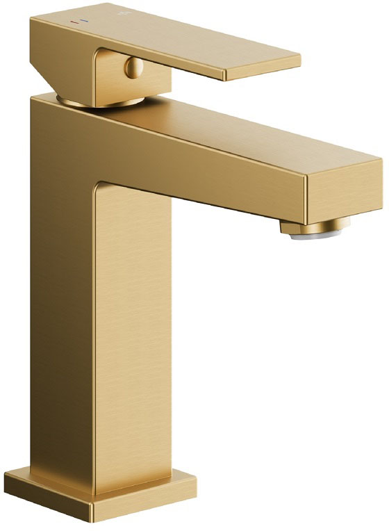 Смеситель для умывальника KFA Armatura Logon PVD Brushed Light Gold 5132-815-39