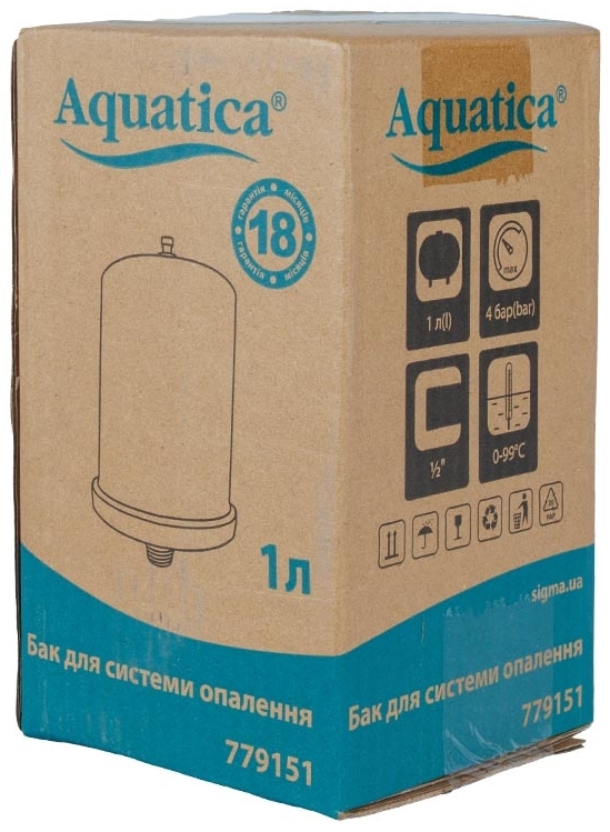 Расширительный бак Aquatica 1л (779151) инструкция - изображение 6