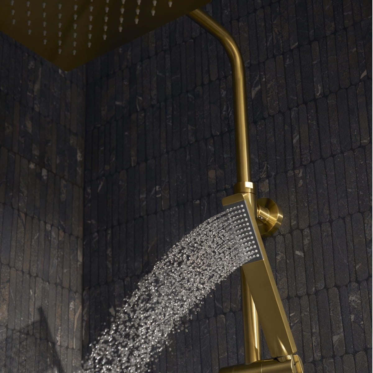 Душевая система KFA Armatura Logon PVD Brushed Light Gold 5136-925-39 отзывы - изображения 5