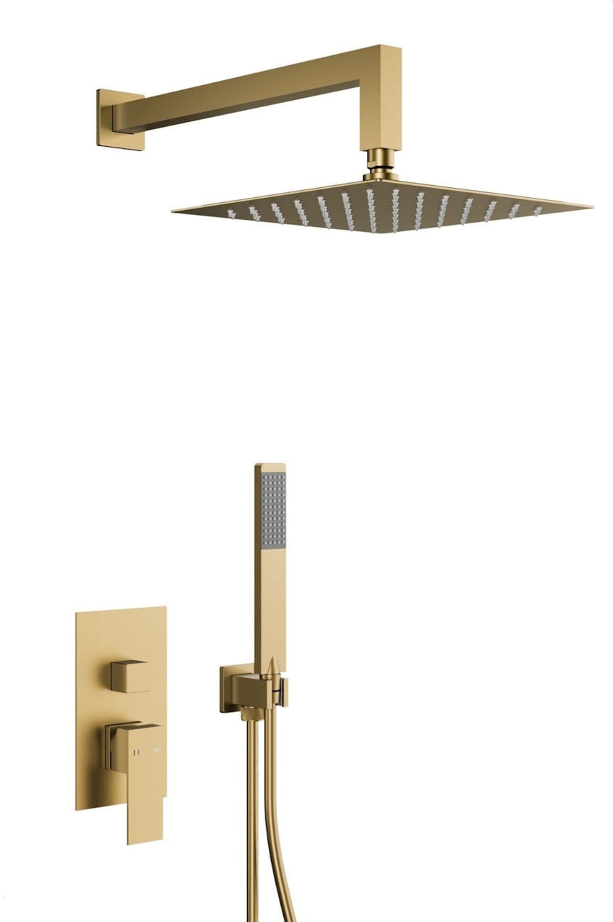 Душевая система KFA Armatura Logon PVD Brushed Light Gold 5139-501-39