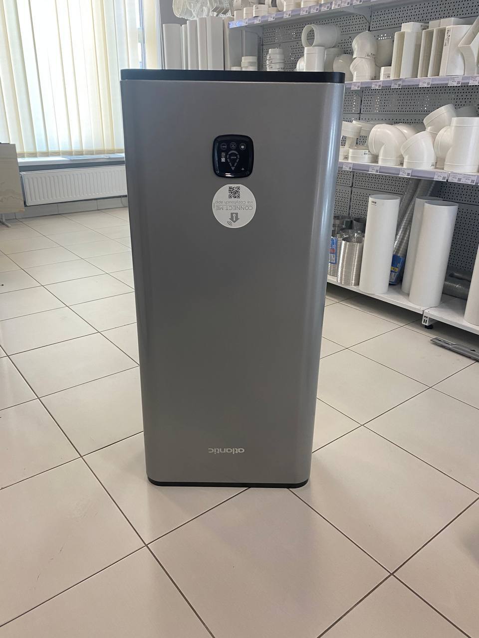 Водонагрівач Atlantic Vertigo Steatite WI-FI 80 ES-MP0652F220-S WD (2250W) silver Уцінка ціна 15045 грн - фотографія 2