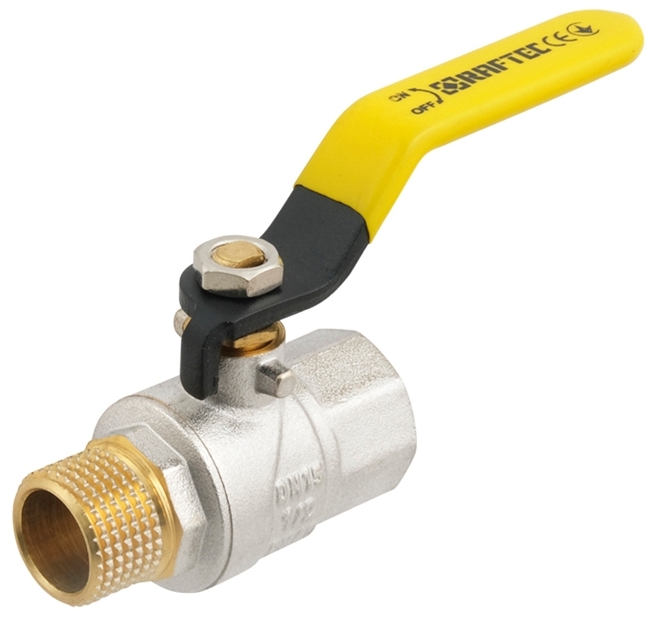 Кран шаровой Raftec Yellow 3/4" (GRH21) цена 478 грн - фотография 2