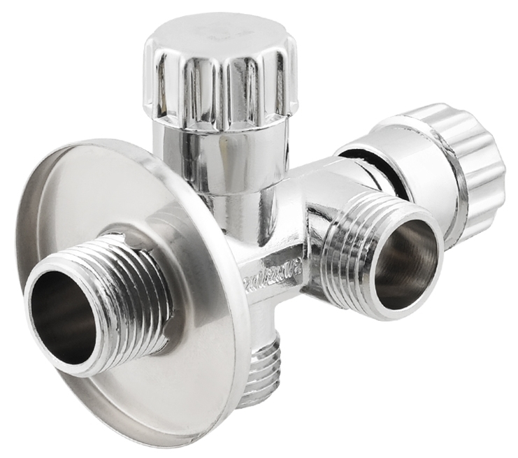 в продаже Кран вентильний Raftec Silver 1/2"x1/2"x3/4" (VBE010102) - фото 3