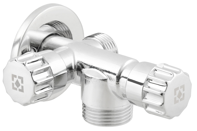 Кран вентильний Raftec Silver 1/2"x1/2"x3/4" (VBE010102) в интернет-магазине, главное фото