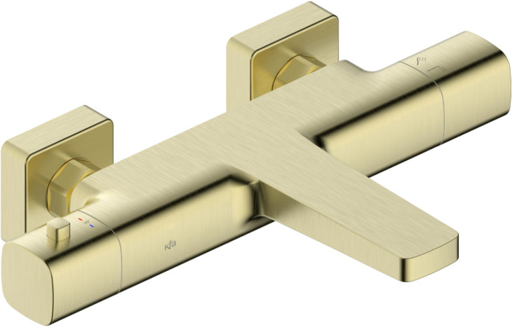 Змішувач для ванни KFA Armatura Malaga PVD Brushed Light Gold 5754-010-31