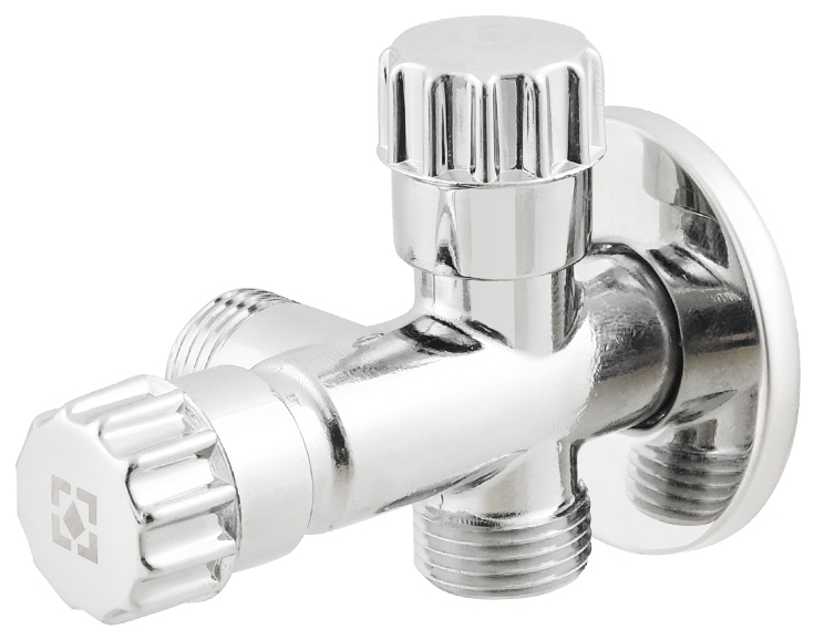 Кран вентильний Raftec Silver 1/2"x1/2"x1/2" (VBE010101) цена 640 грн - фотография 2
