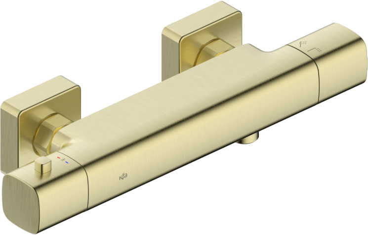 Змішувач для душу KFA Armatura Malaga PVD Brushed Light Gold 5756-010-31