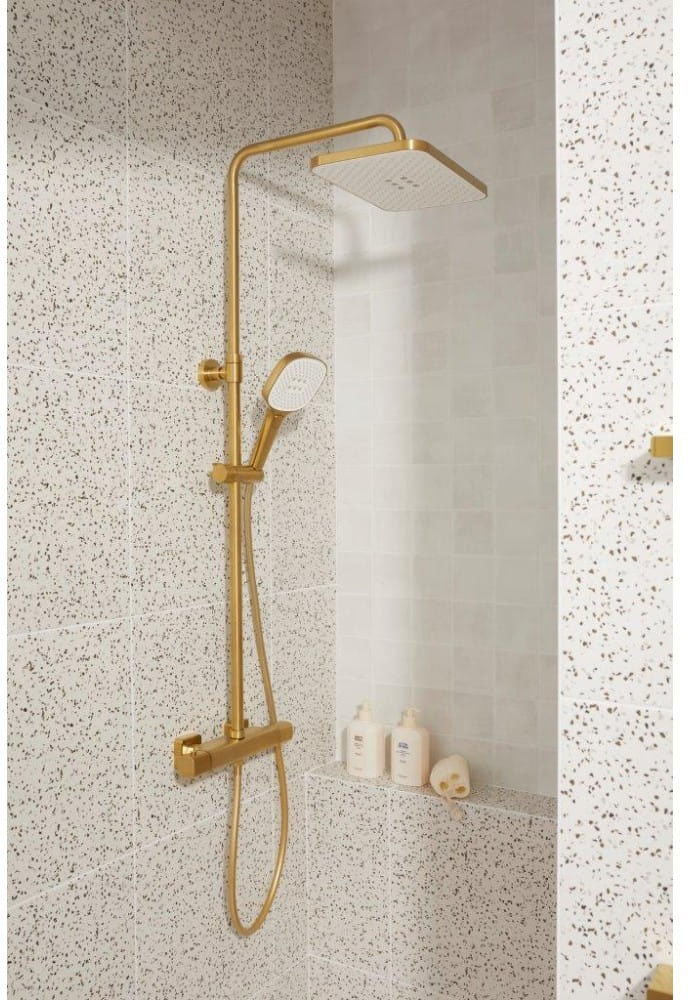 Душевая система KFA Armatura Malaga PVD Brushed Light Gold 5756-910-31 инструкция - изображение 6