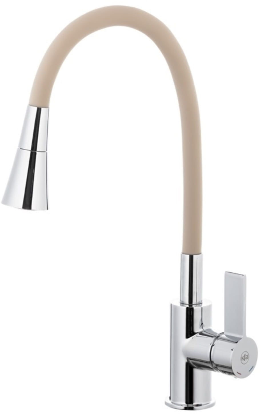 Смеситель для кухни KFA Armatura Rumba Chrome/Biege 6553-925-51