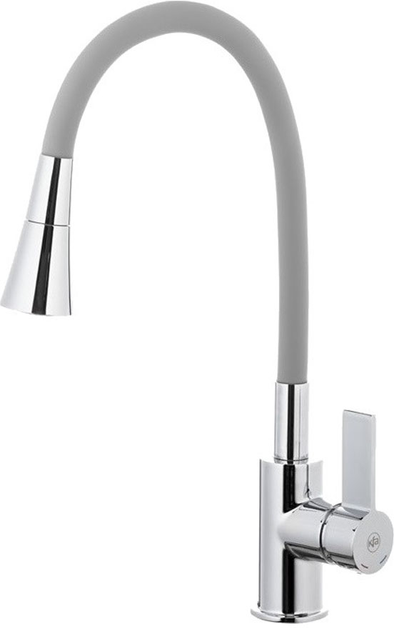 Смеситель для кухни KFA Armatura Rumba Chrome/Grey 6553-925-63