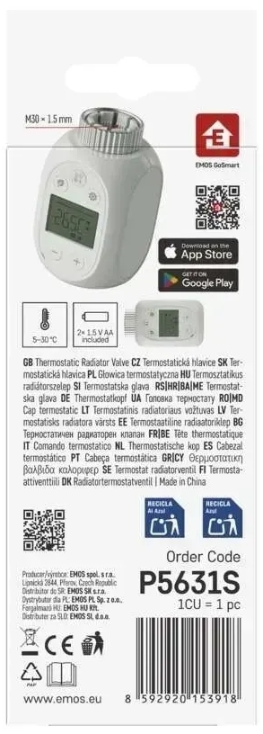 Emos GoSmart P5631S ZigBee на сайте - photo 20