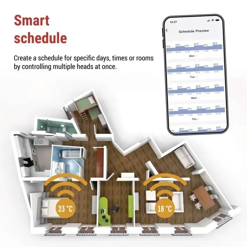 Термоголовка Emos GoSmart P5631S ZigBee внешний вид - фото 9
