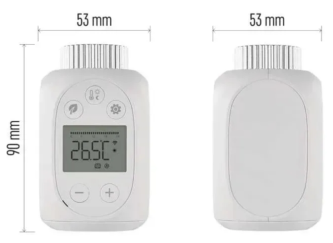 Emos GoSmart P5631S ZigBee Габаритные размеры