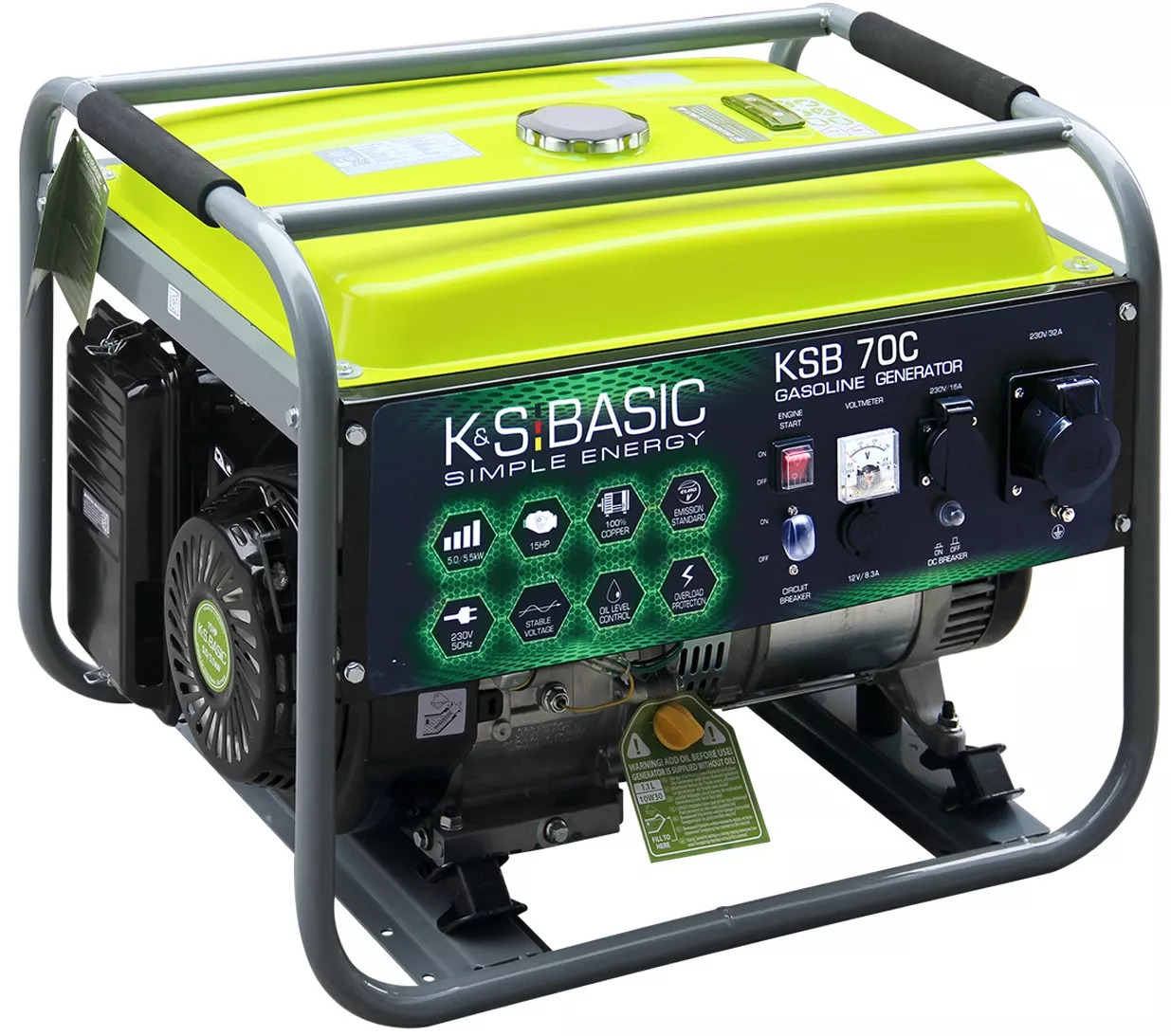 Генератор Konner&Sohnen Basic KSB 70C цена 28999 грн - фотография 2