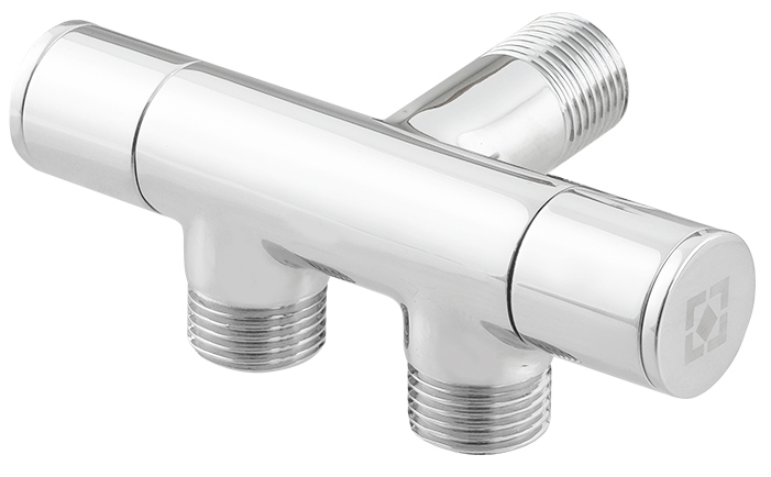 Кран Raftec Silver 1/2"x1/2"x1/2" (VKE801005) цена 0 грн - фотография 2