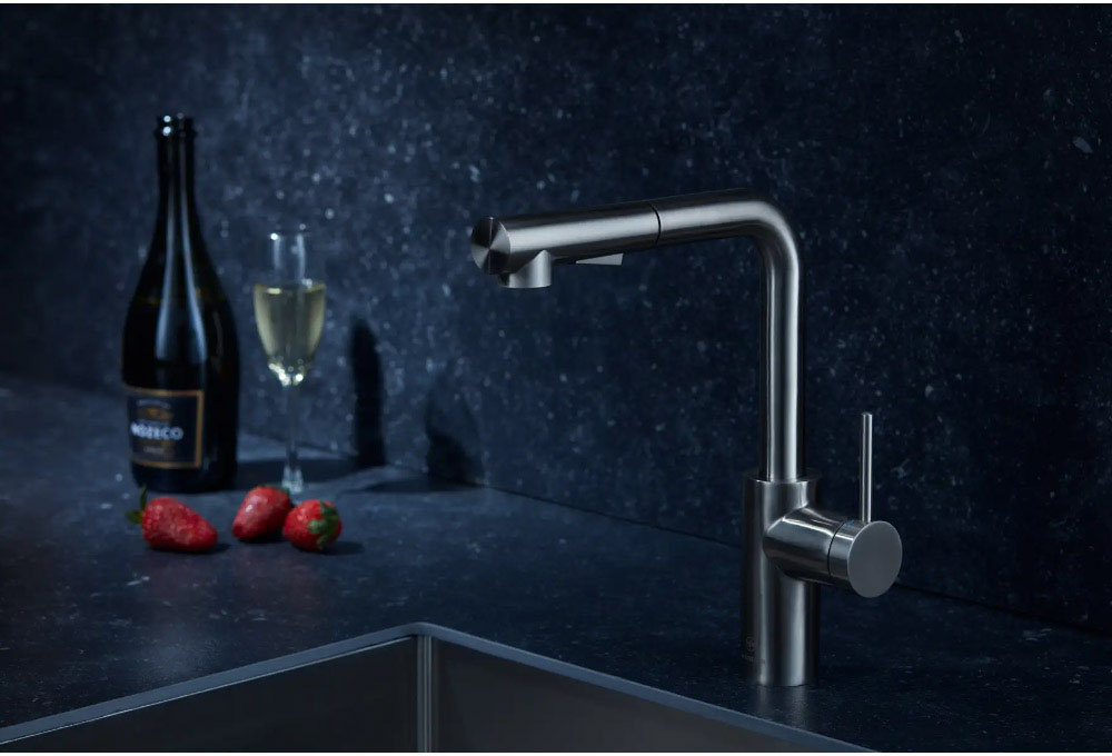 Змішувач для кухні KFA Armatura Duero Basic PVD Gun Metal 6623-110-61 ціна 9424 грн - фотографія 2