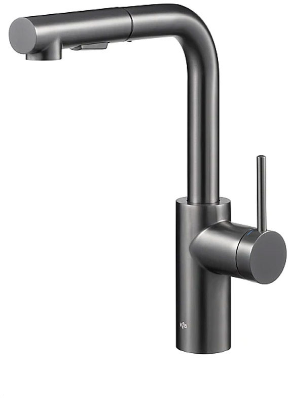 Змішувач для кухні KFA Armatura Duero Basic PVD Gun Metal 6623-110-61