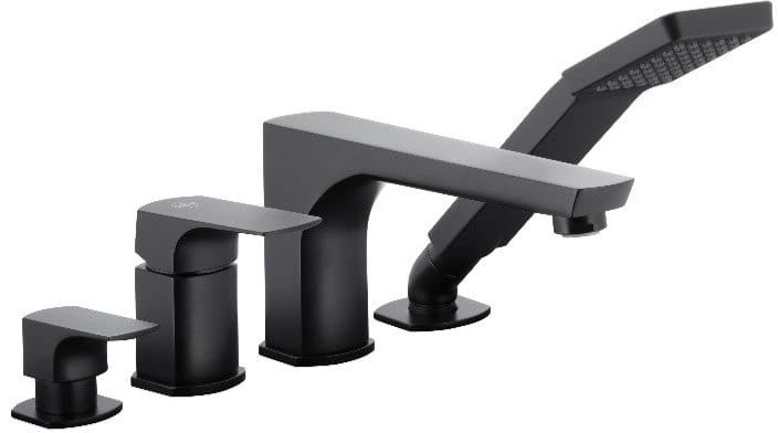 Смеситель для ванны KFA Armatura Mokait Black 5535-210-81