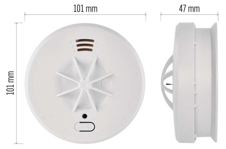 Emos P56300 Габаритні розміри