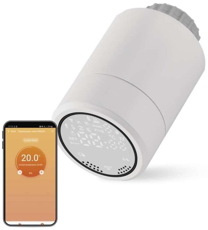 Термоголовка Emos GoSmart P5630S ZigBee ціна 1599 грн - фотографія 2