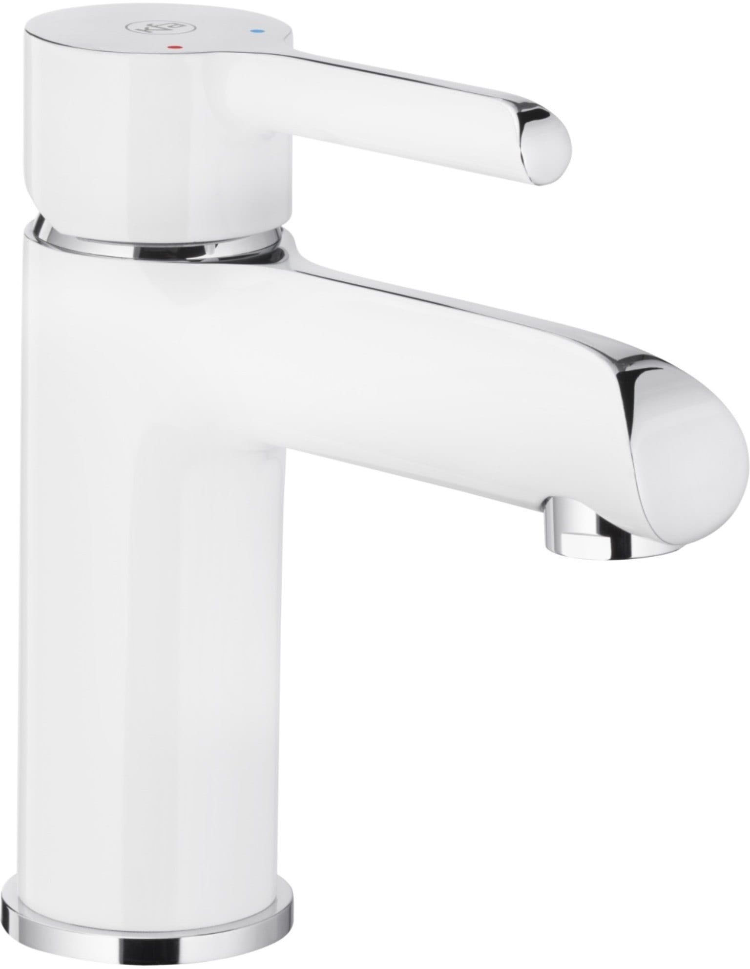 Смеситель для умывальника KFA Armatura Angelit White/Chrome 4722-815-40