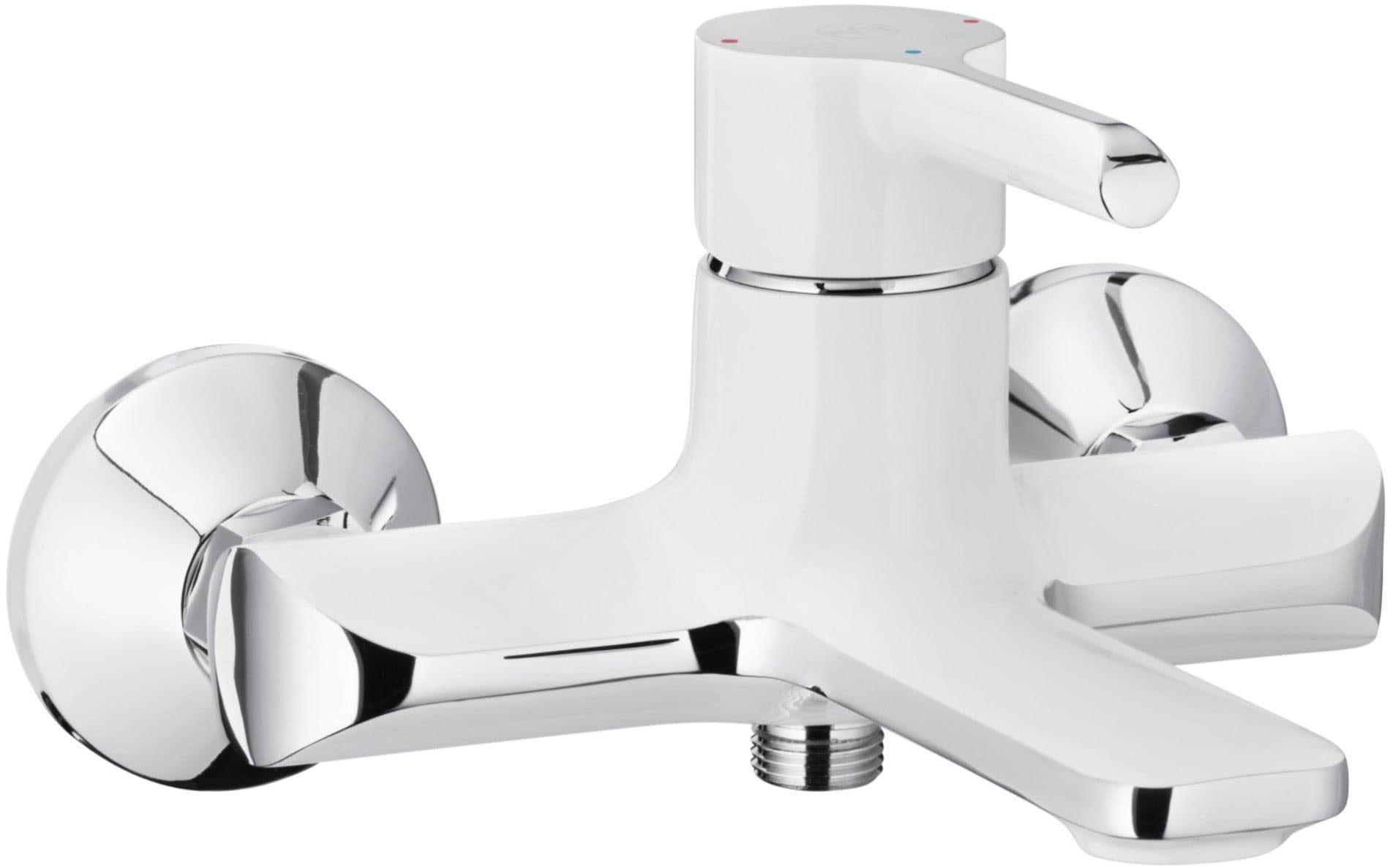 Смеситель для ванны KFA Armatura Angelit White/Chrome 4724-010-40