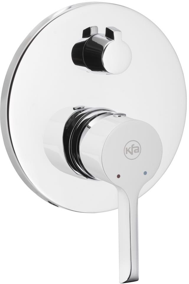 Смеситель для душа KFA Armatura Angelit White/Chrome 4729-410-40