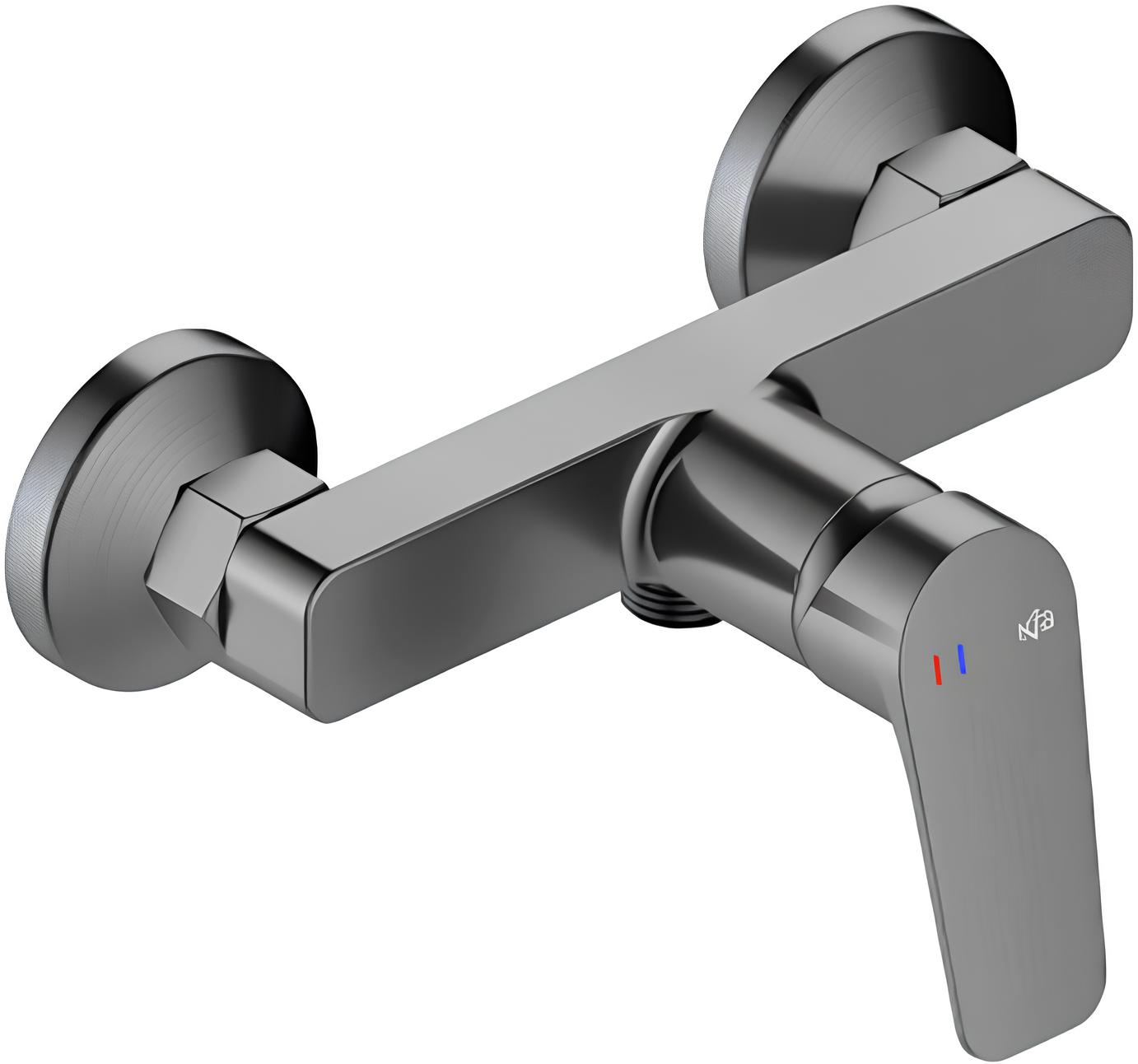 Смеситель для душа KFA Armatura Luna New PVD Gun Metal Grey 4336-010-61