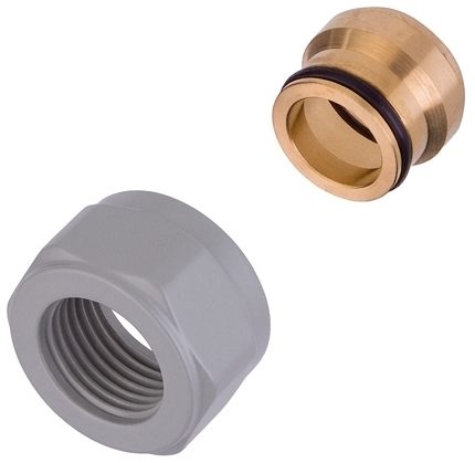 Різьбове з'єднання Schlosser CU GW M22x1,5x15x1 мм сірий (602500002.RAL7047)
