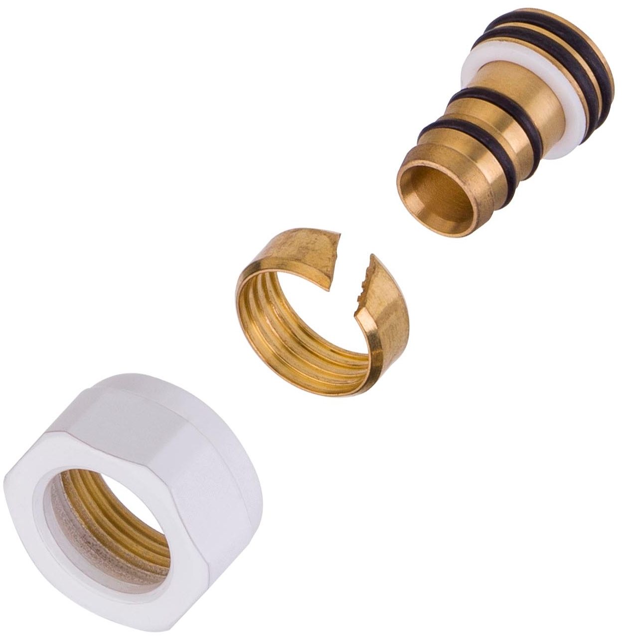 Різьбове з'єднання Schlosser PEX GW M 22x1,5x16x2 білий (602600005)