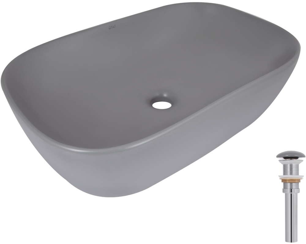 Раковина Q-Tap Robin Stone grey (QTROB188SG49786)