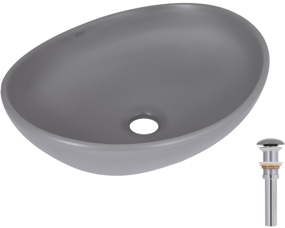 Раковина Q-Tap Dove Stone grey (QTDOV188SG49783)