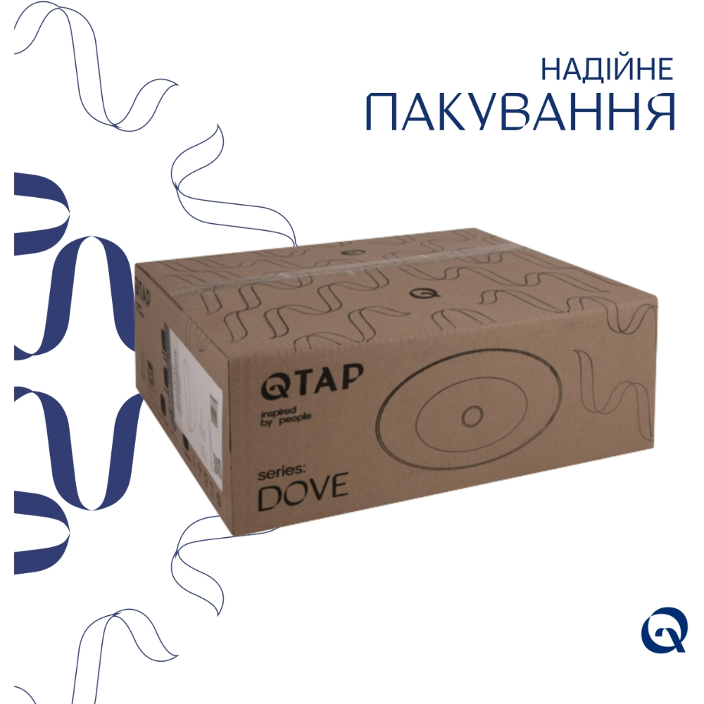Раковина Q-Tap Dove Beige (QTDOV188SB49784) отзывы - изображения 5