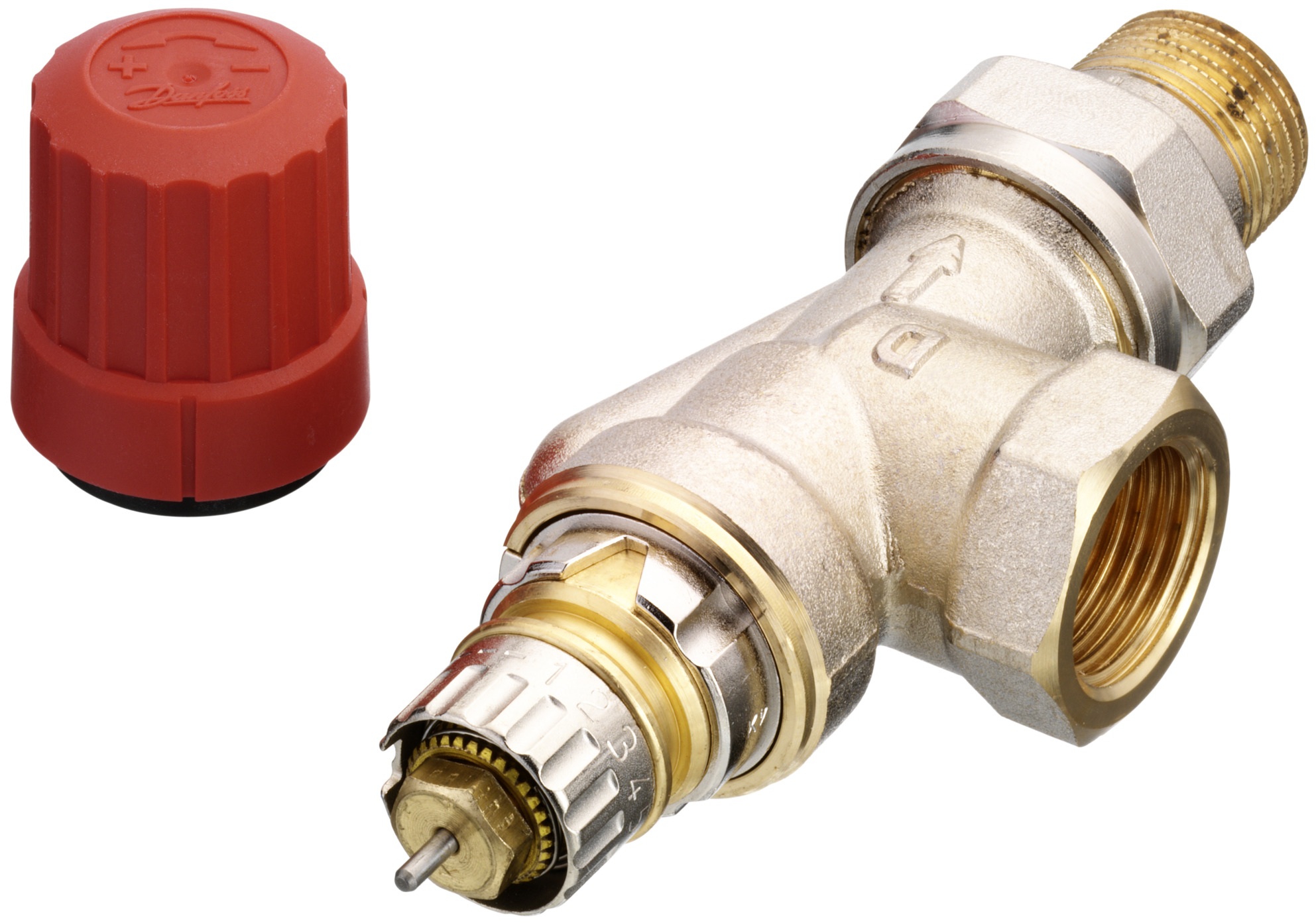 Термостатический клапан Danfoss RTD-N, 1/2" осевой (013L3753)