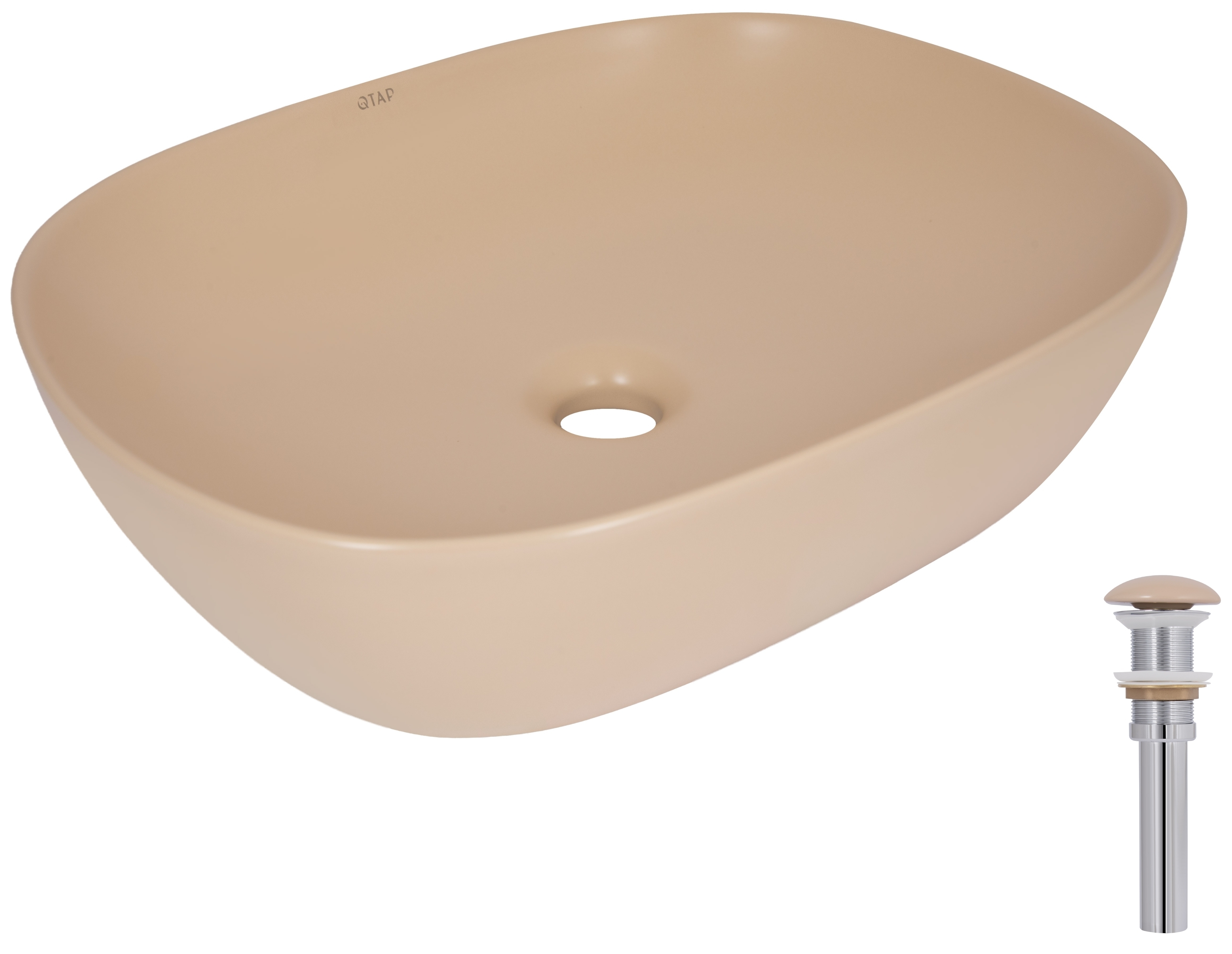 Раковина Q-Tap Aquarius Beige (QTAQA188SB49781)