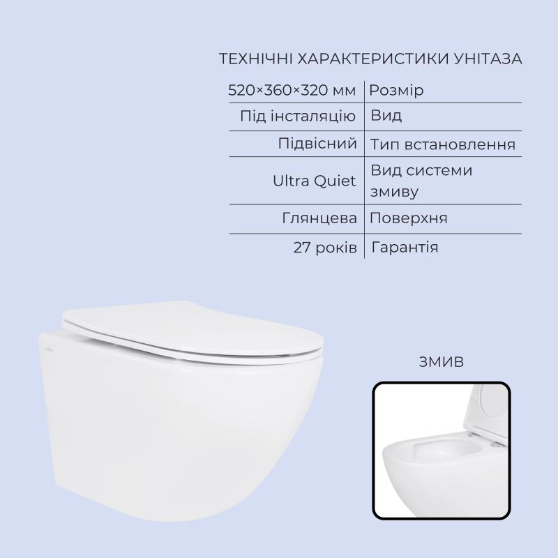 Комплект инсталляции Q-Tap Jay Ultra Quiet QT07335175W51601 отзывы - изображения 5