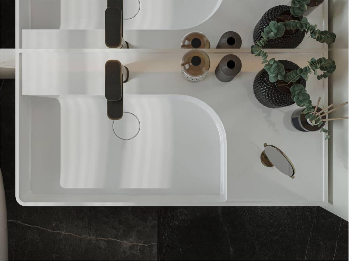 Раковина Fancy Marble Optimus 950 White (9909101) отзывы - изображения 5