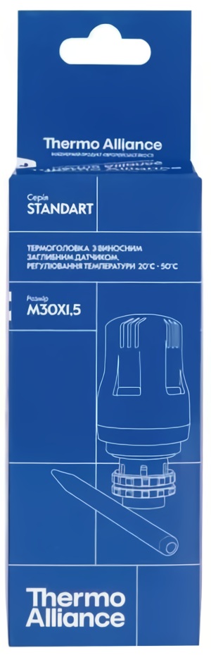 в продажу Термоголовка Thermo Alliance Standart M30x1.5 (20-50°C) з виносним датчиком (TAS34150) - фото 3