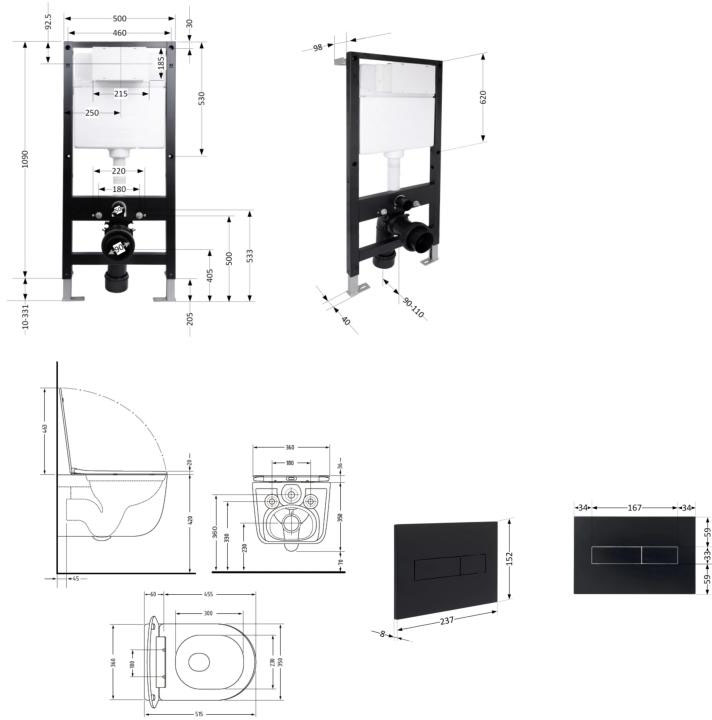 Q-Tap Taurus Ultra Quiet QTTAU26W4911651656 Габаритні розміри