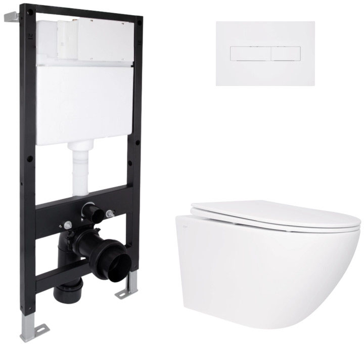 Комплект інсталяції Q-Tap Jay Rimless QT07335176W51595