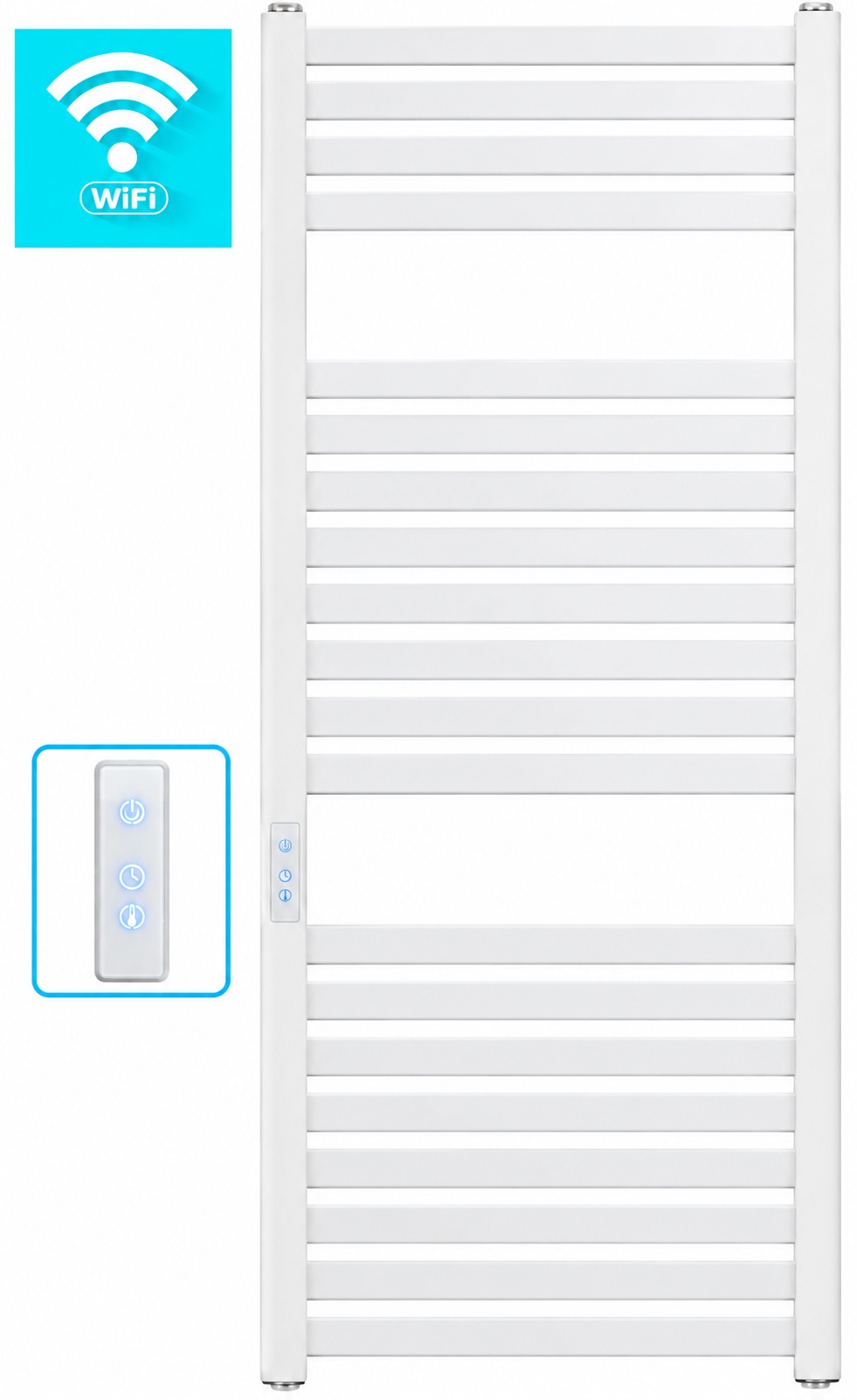 Полотенцесушитель Polywarm Ithaka Sensor Wi-Fi Ei 20/45, белый (EI 20/45)