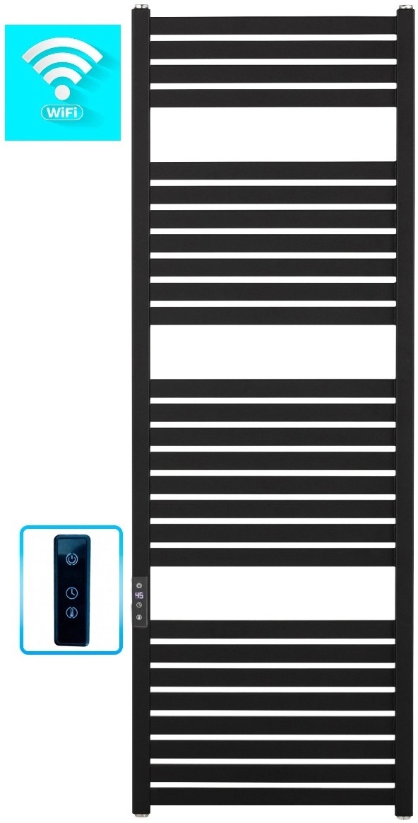 Полотенцесушитель Polywarm Ithaka Sensor Wi-Fi Ei 27/45, черный