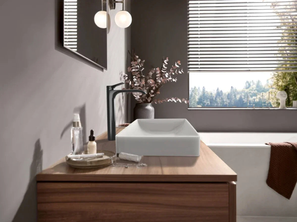 Смеситель для умывальника Hansgrohe Vivenis CoolStart 75044340 цена 29224 грн - фотография 2