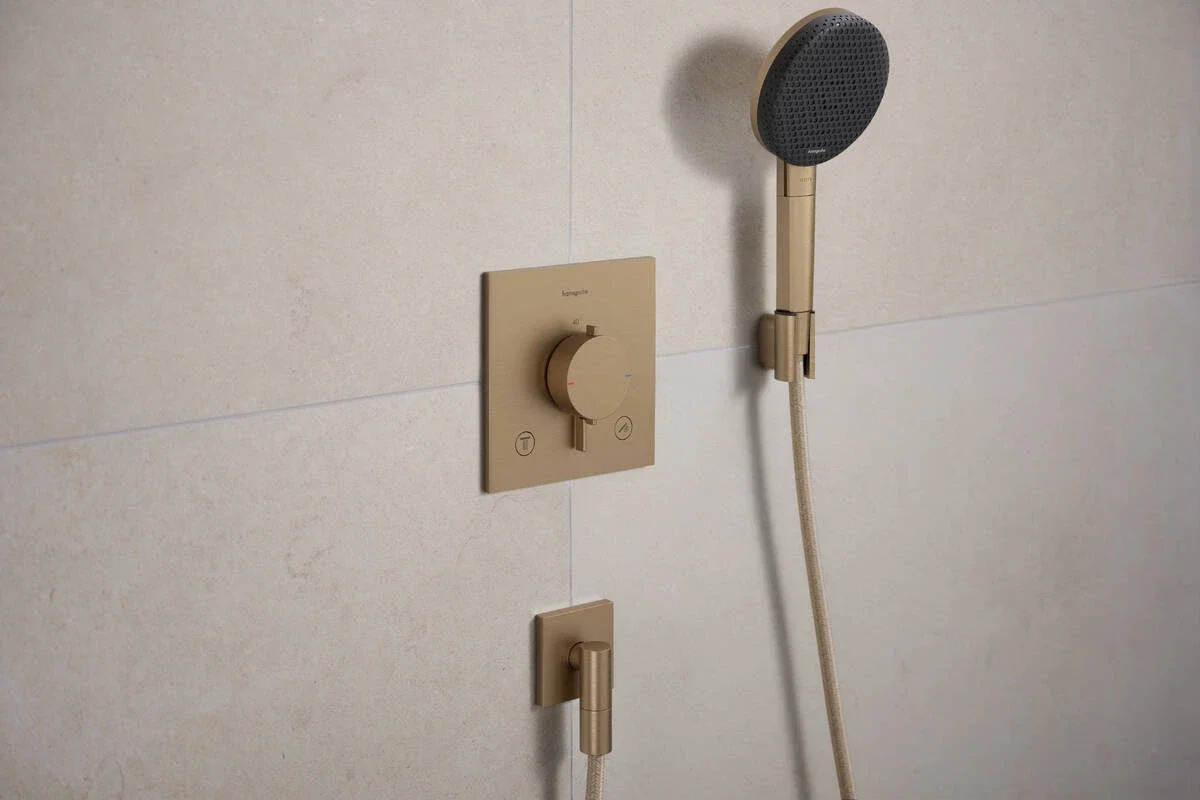 в продаже Смеситель с термостатом Hansgrohe Ecostat Comfort E Bronze 33711140 - фото 3