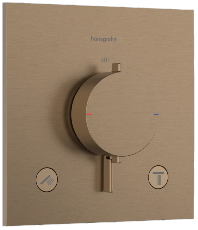 Смеситель с термостатом Hansgrohe Ecostat Comfort E Bronze 33711140