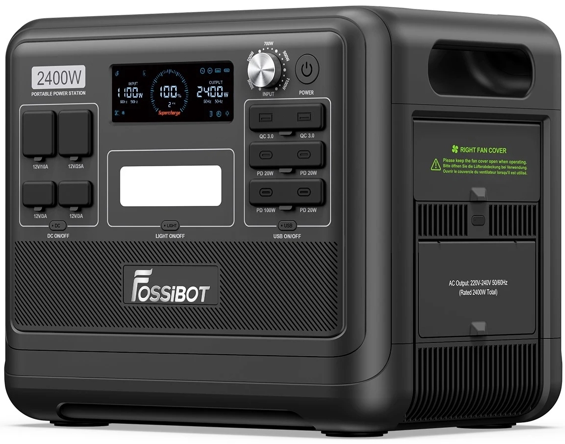 в продажу Портативна зарядна станція Fossibot F2400, 2400Вт / 2048Вт*год - фото 3