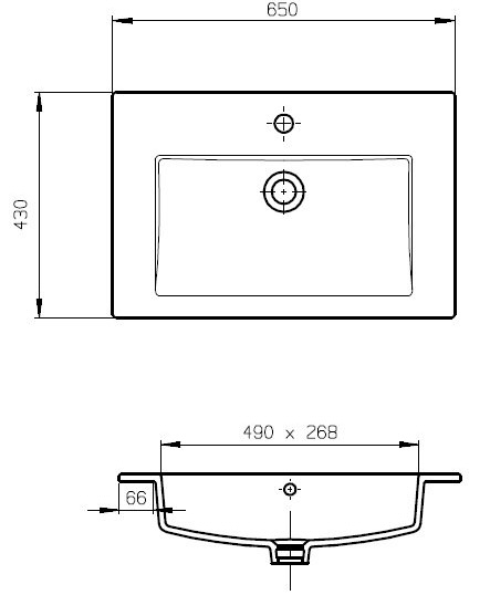 Roca Suit A325003000 Уцінка Габаритні розміри