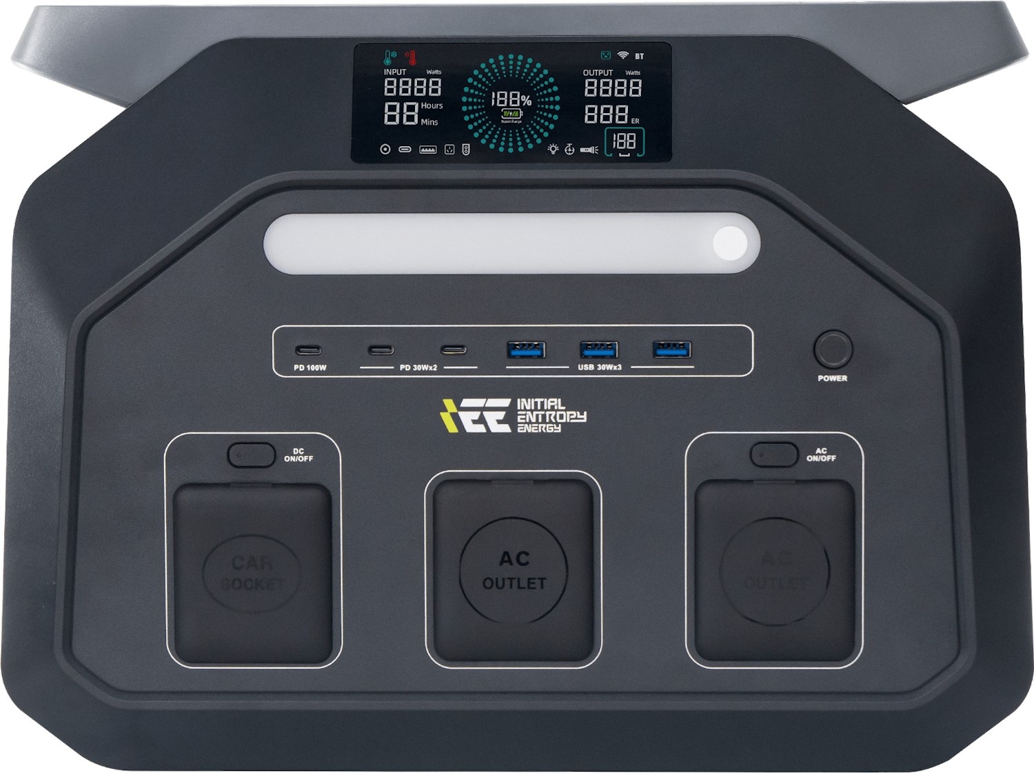 Портативная зарядная станция IEETek Singo P1800, 1800Вт / 1024Вт*час цена 40699 грн - фотография 2
